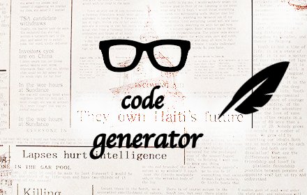 Mo Code Generator插件截图