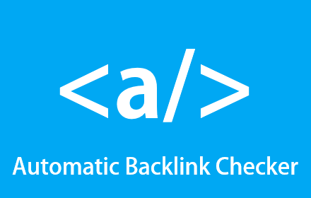 Automatic Backlink Checker插件截图