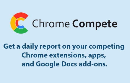 Chrome Compete插件截图