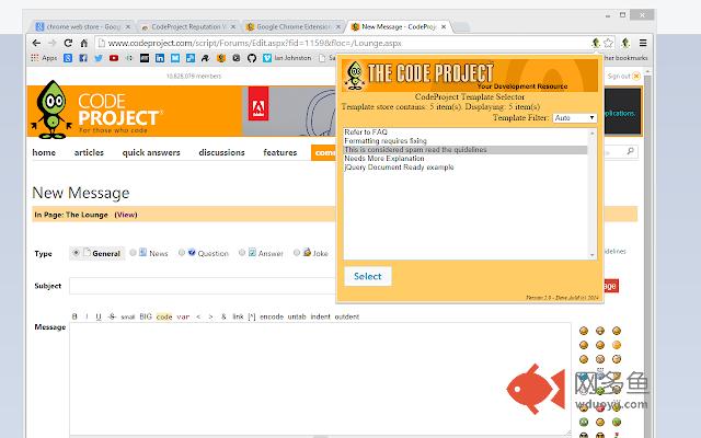 CodeProject Template Items插件截图