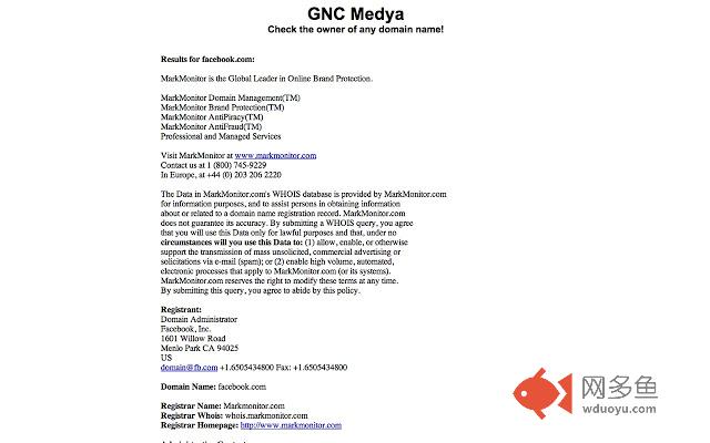 GNC Whois