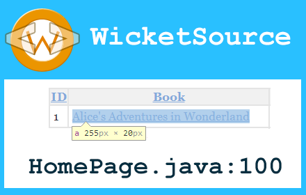 WicketSource插件截图