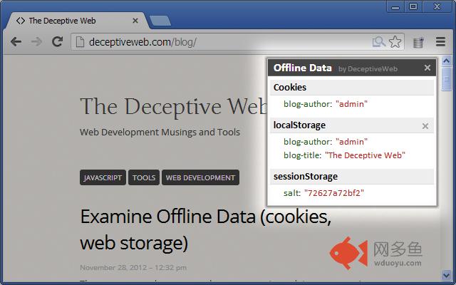 Examine Offline Data (Cookies, HTML5 Storage)