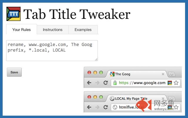 Tab Title Tweaker