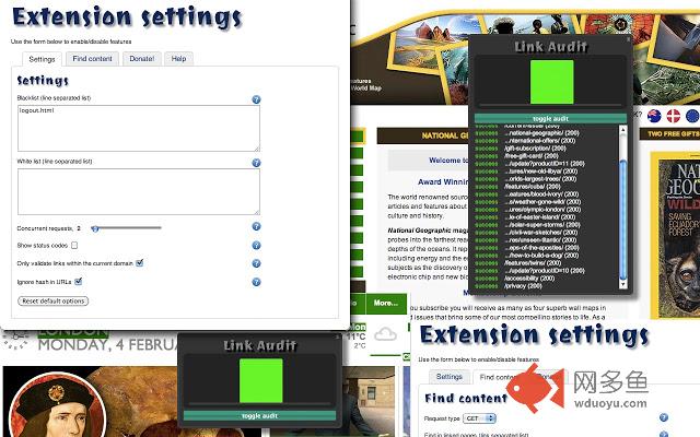 Link Audit Checker, find invalid content.