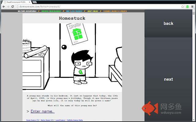 Better Homestuck插件截图