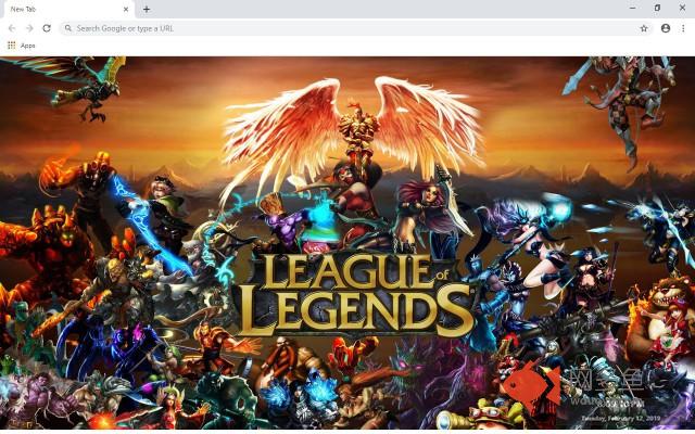 League of Legends New Tab Theme