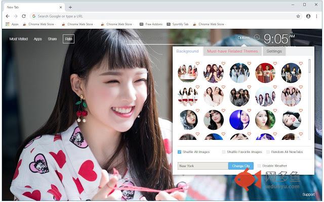 Kpop GFriend HD Wallpapers New Tab Themes