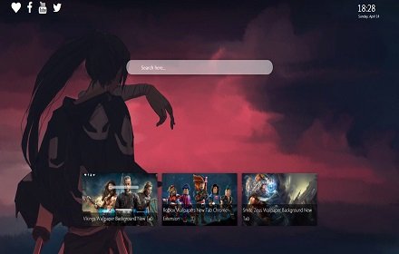 Dororo Wallpaper New Tab Background插件截图