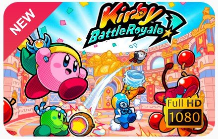 Kirby New Tab & Wallpapers Collection插件截图