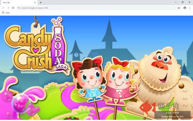 Candy Crush Saga New Tab