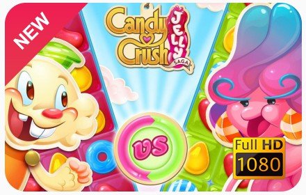 Candy Crush Saga New Tab插件截图