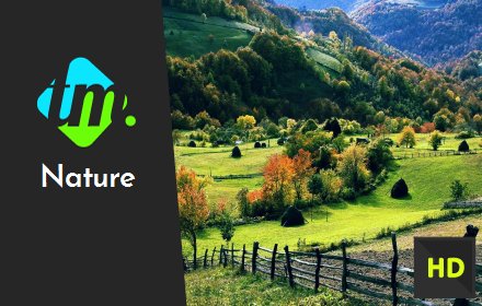 Beautiful Nature New Tab Wallpapers 插件截图