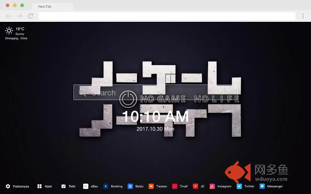 游戏人生 热门壁纸 高清动画 新标签页 主题