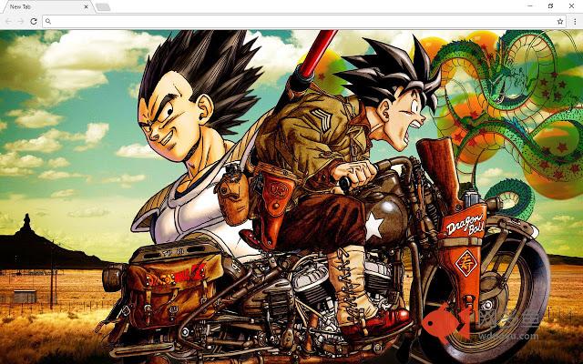 Dragon Ball Z DBZ New Tab & Themes