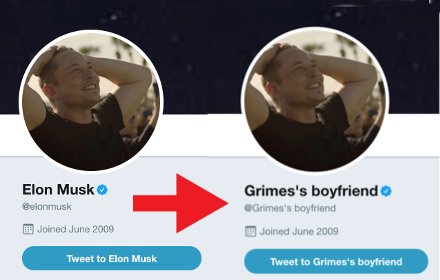 'Elon Musk' to 'Grimes's Boyfriend'插件截图