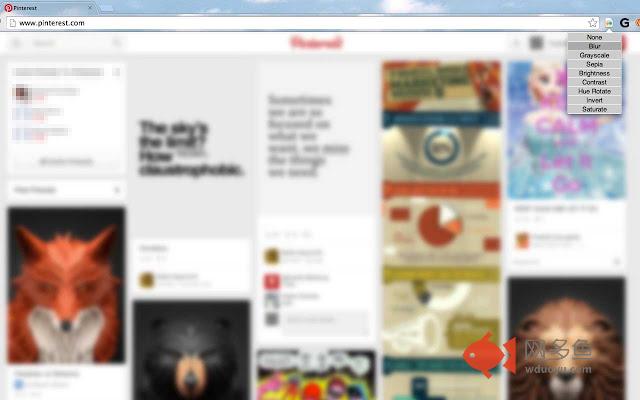 Page Filter Effects