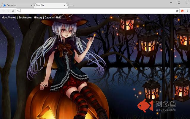 Halloween Wallpapers HD New Tab Theme