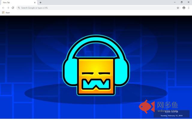 Geometry Dash Lite New Tab Theme