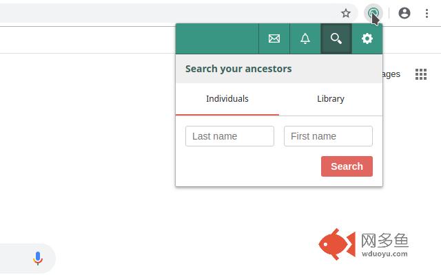 Geneanet插件截图