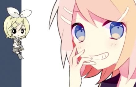Tumblr Shimeji - Kagamine Rin插件截图