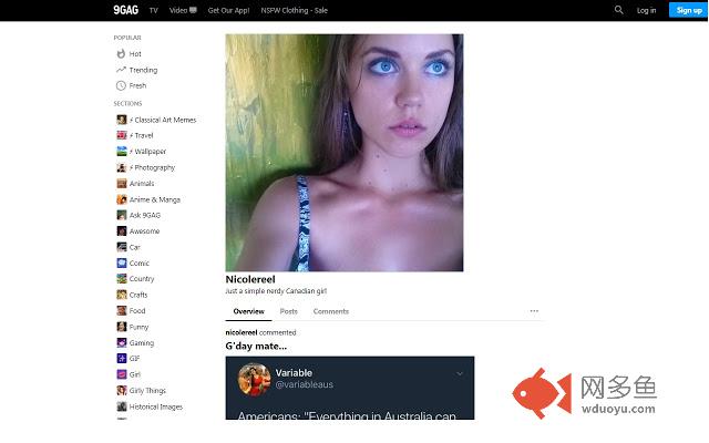 9GAG Full Size Avatar插件截图