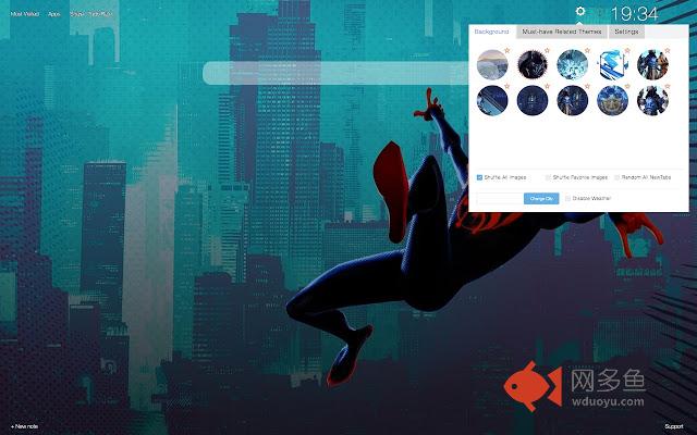Spider-Man: Into the Spider-Verse New Tab