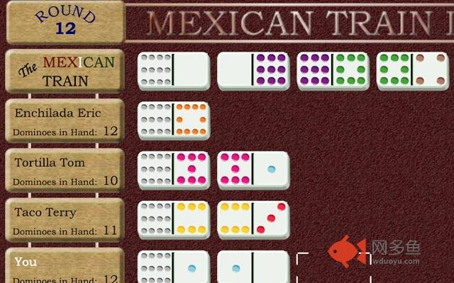 Mexican Train Dominoes