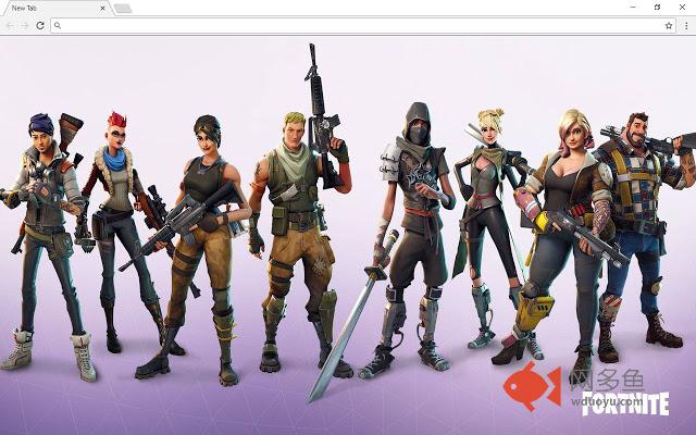 Fortnite Battle Royale New Tab & Themes