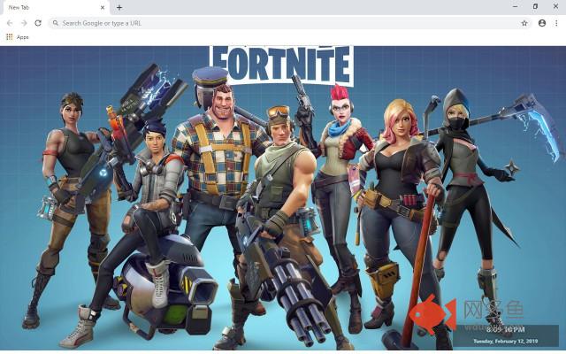 Fortnite Battle Royale New Tab Theme