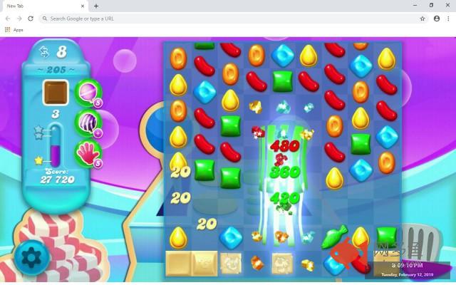 Candy Crush Soda Saga New Tab