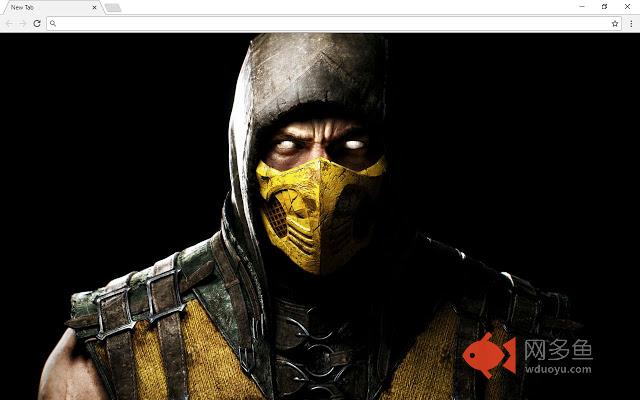 Mortal Kombat X New Tab Page