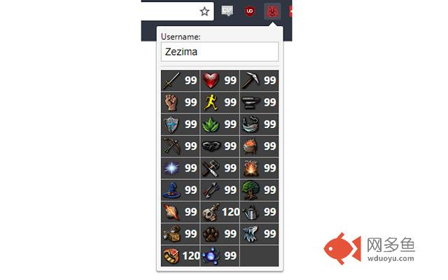 RuneScape 3 Hiscores插件截图