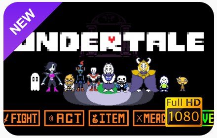 Undertale New Tab & Wallpapers Collection插件截图