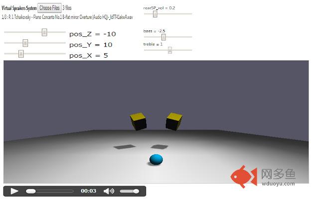WebAudio Virtual Speakers