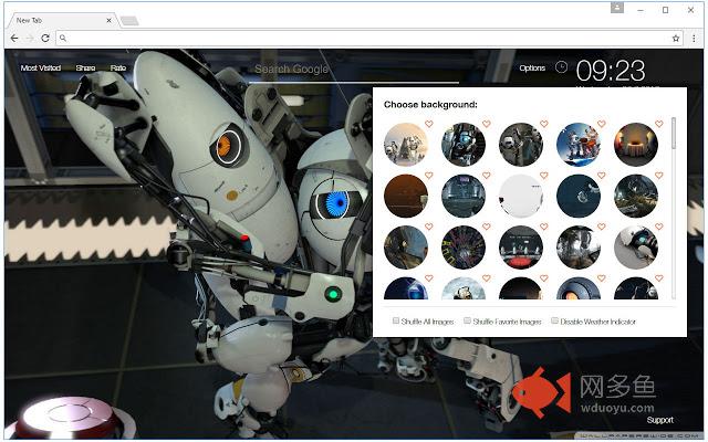 Portal Wallpaper HD New Tab Portal 2 Themes