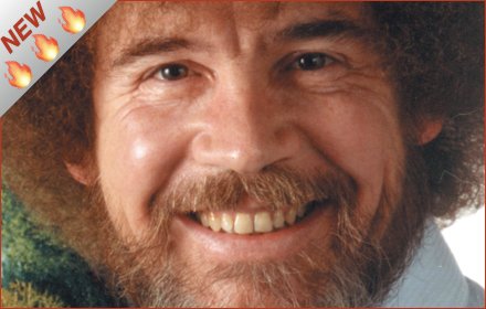 Bob Ross HD Wallpapers Artist Theme插件截图