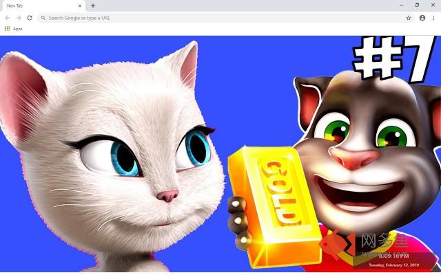 Talking Tom Gold Run New Tab