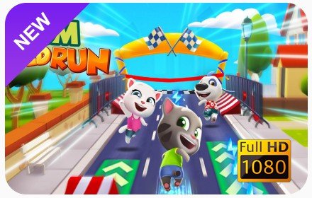 Talking Tom Gold Run New Tab插件截图