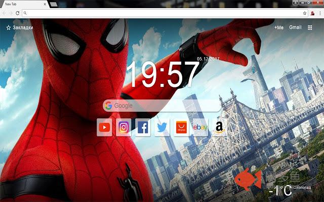 Spiderman  - New Tab Wallpapers & Themes HD