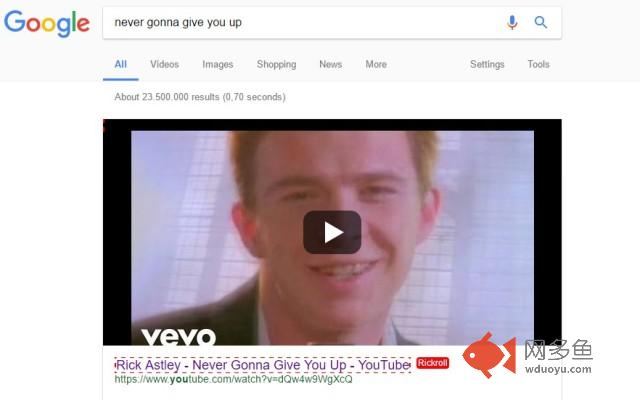 No Rick: Never get rickrolled again!
