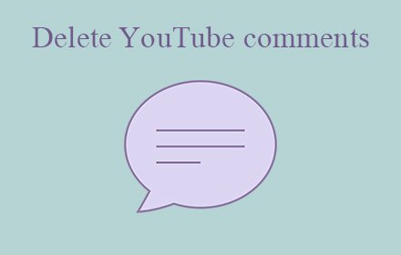 Delete YouTube Comments插件截图