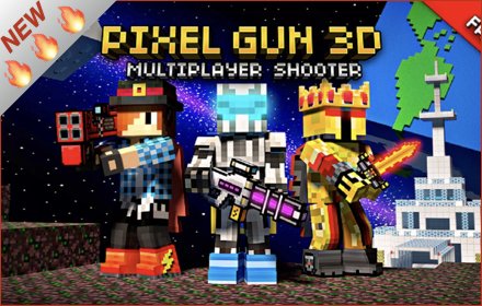 Pixel Gun 3D HD Wallpapers Game Theme插件截图