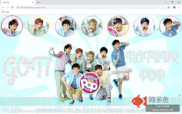 GOT7 New Tab & Wallpapers Collection