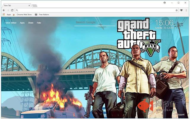GTA V Wallpapers Grand Theft Auto 5 New Tab