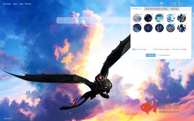 Toothless HD Wallpapers New Tab