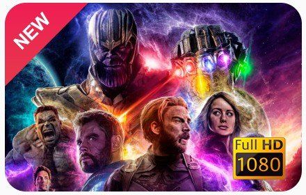 Avengers 4 End Game New Tab插件截图