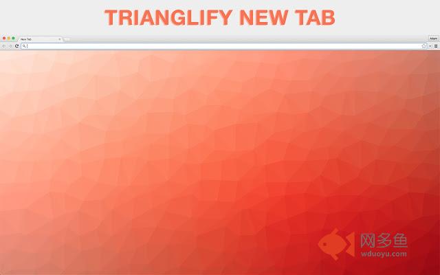 Trianglify New Tab