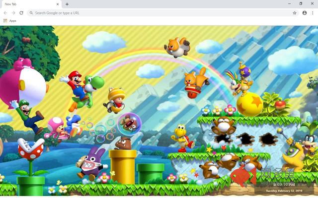 New Super Mario Bros. U Deluxe New Tab