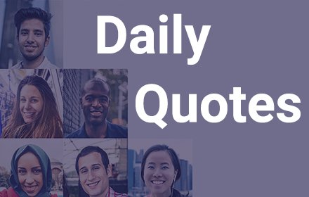 Daily Quotes NewTab | Quotes HD Wallpapers插件截图